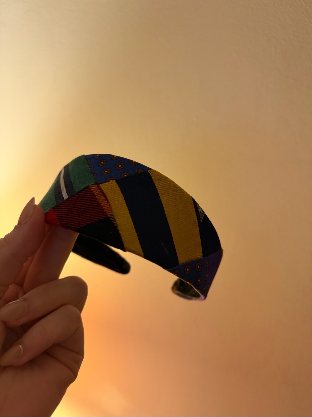J Crew Tie Headband - Multicolor